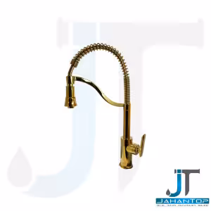 شیر ظرفشویی فنری تنسو طلایی آریانا