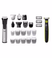 ماشین اصلاح سر و صورت (ریش تراش) فیلیپس مدل MG9510 به همراه ماشین اصلاح وان بلید مجموعه 2 عددی