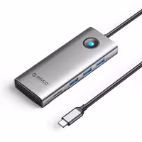 قیمت و خرید هاب USB-C هشت پورت اوریکو مدل PW11-8P | یاس ارتباط