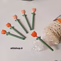گیره زیپ کیپ طرح گل، مناسب برای بسته بندی مواد غذایی