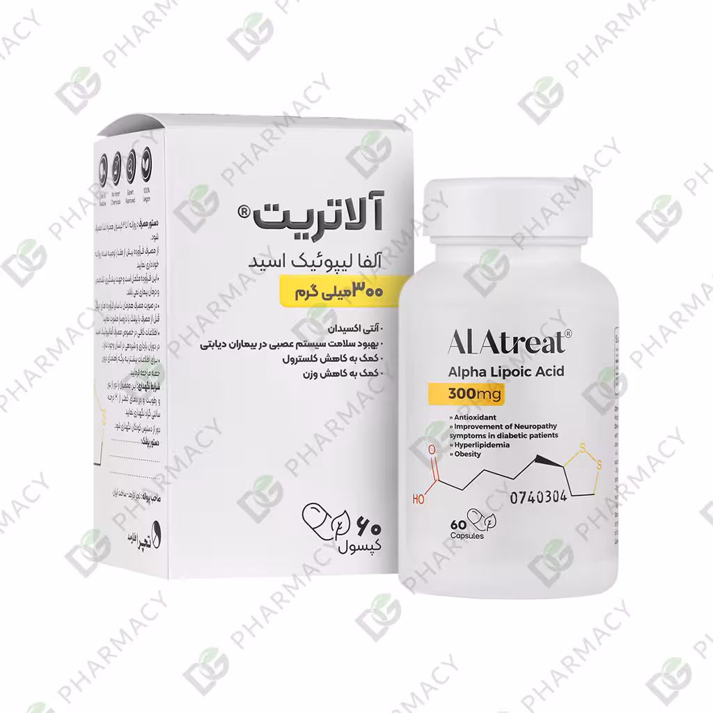 آ ال آ 400 میلی گرم آلفا لیپوئیک اسید