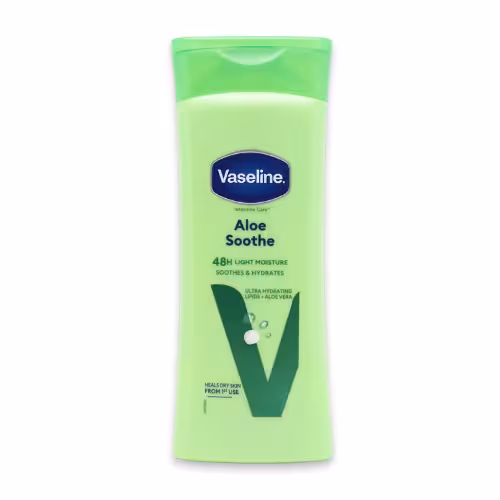 لوسیون بدن آلوئه‌ورا Aloe Soothe وازلین Vaseline حجم 200 میلی‌لیتر