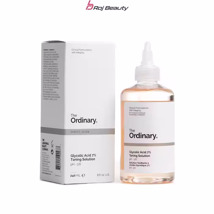 تونر لایه بردار و روشن کننده گلیکولیک اسید اوردینری The Ordinary Glycolic Acid 7% Toning Solution 240ml