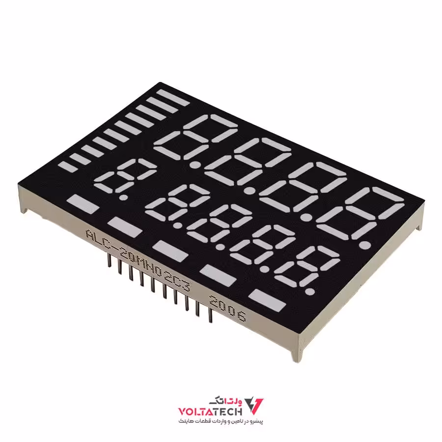 نمایشگر 9 دیجیت 2 ردیفه ALC-20MNO2C3 61x41
