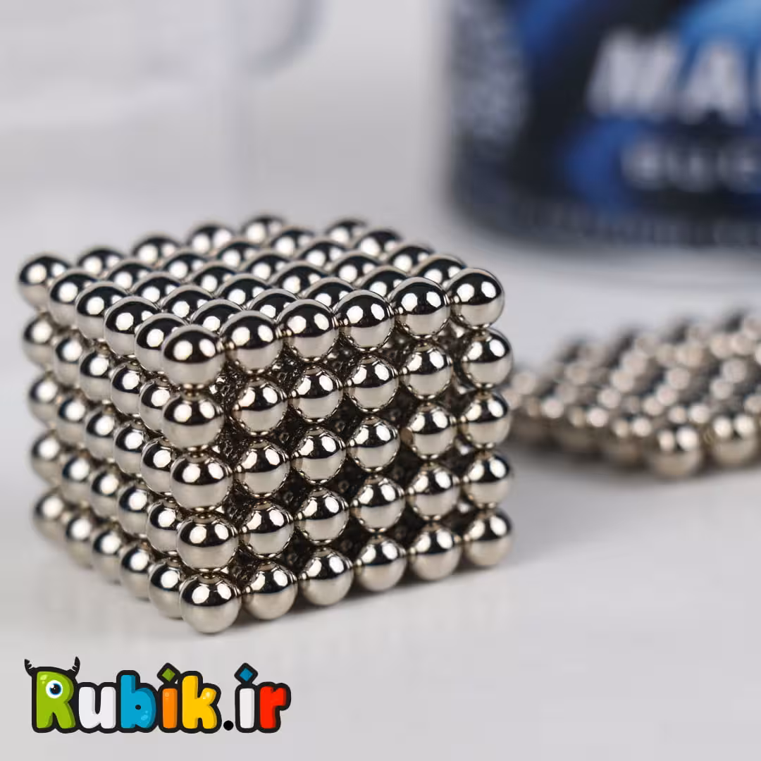 مگنت باکی بال 5 میلیمتری سیلور 216 تکه