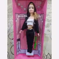 عروسک باربی  مفصلی با کفش اضافه