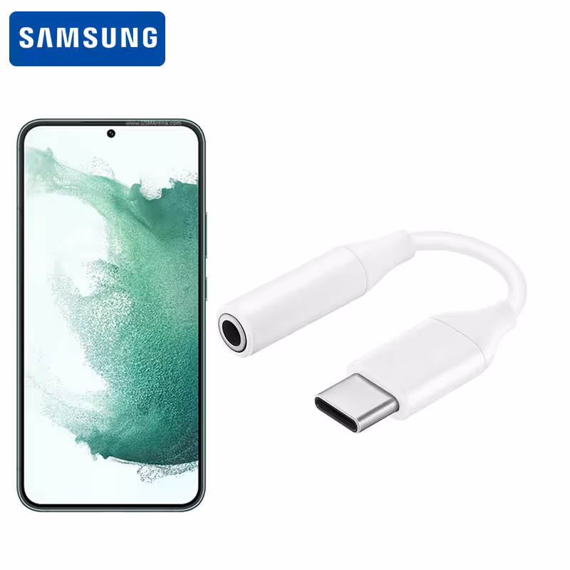 مبدل تایپ سی به جک 3.5 میلیمتری S22 Plus سامسونگ Samsung Type-C Headset Jack Adapter