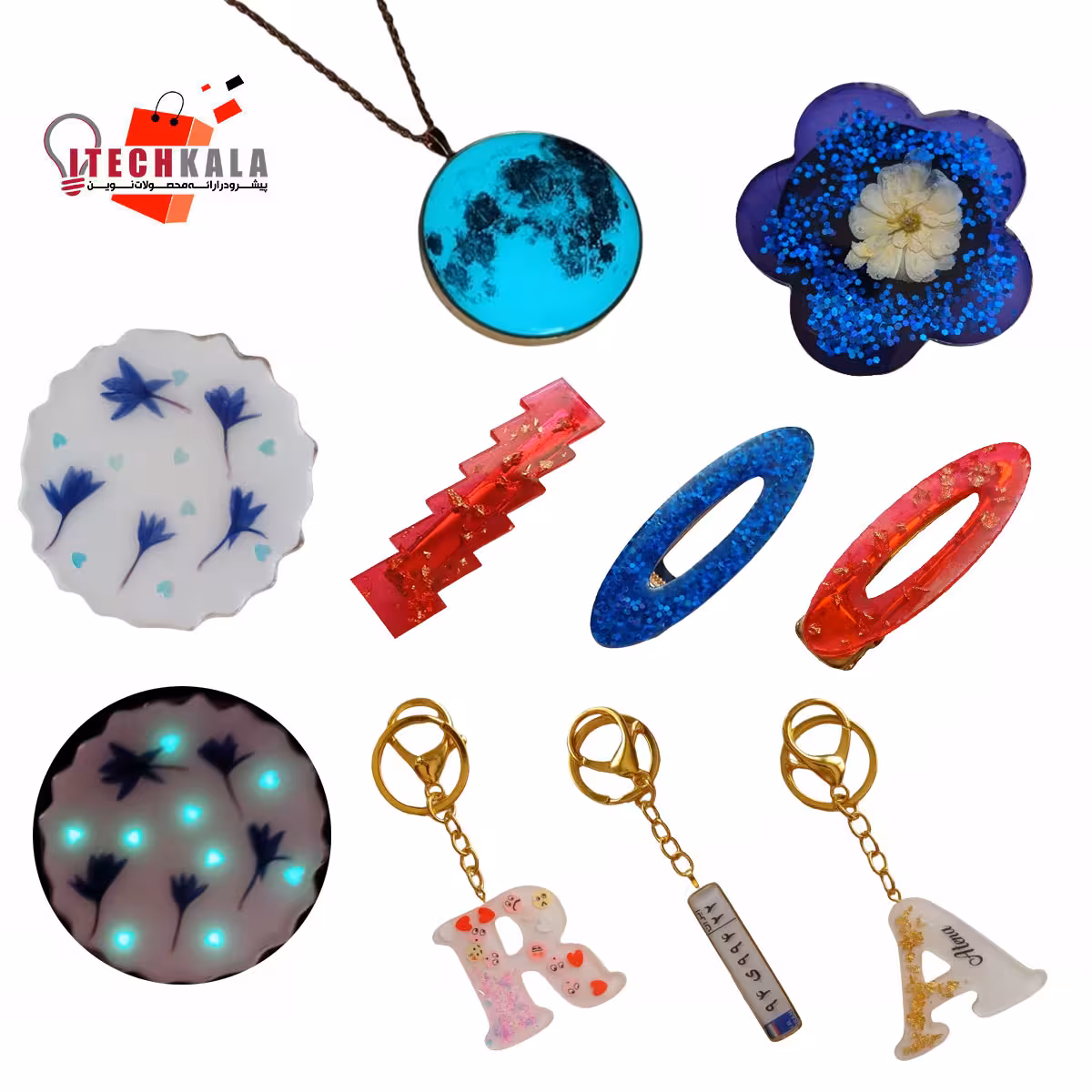 آموزش ساخت زیورالات رزینی