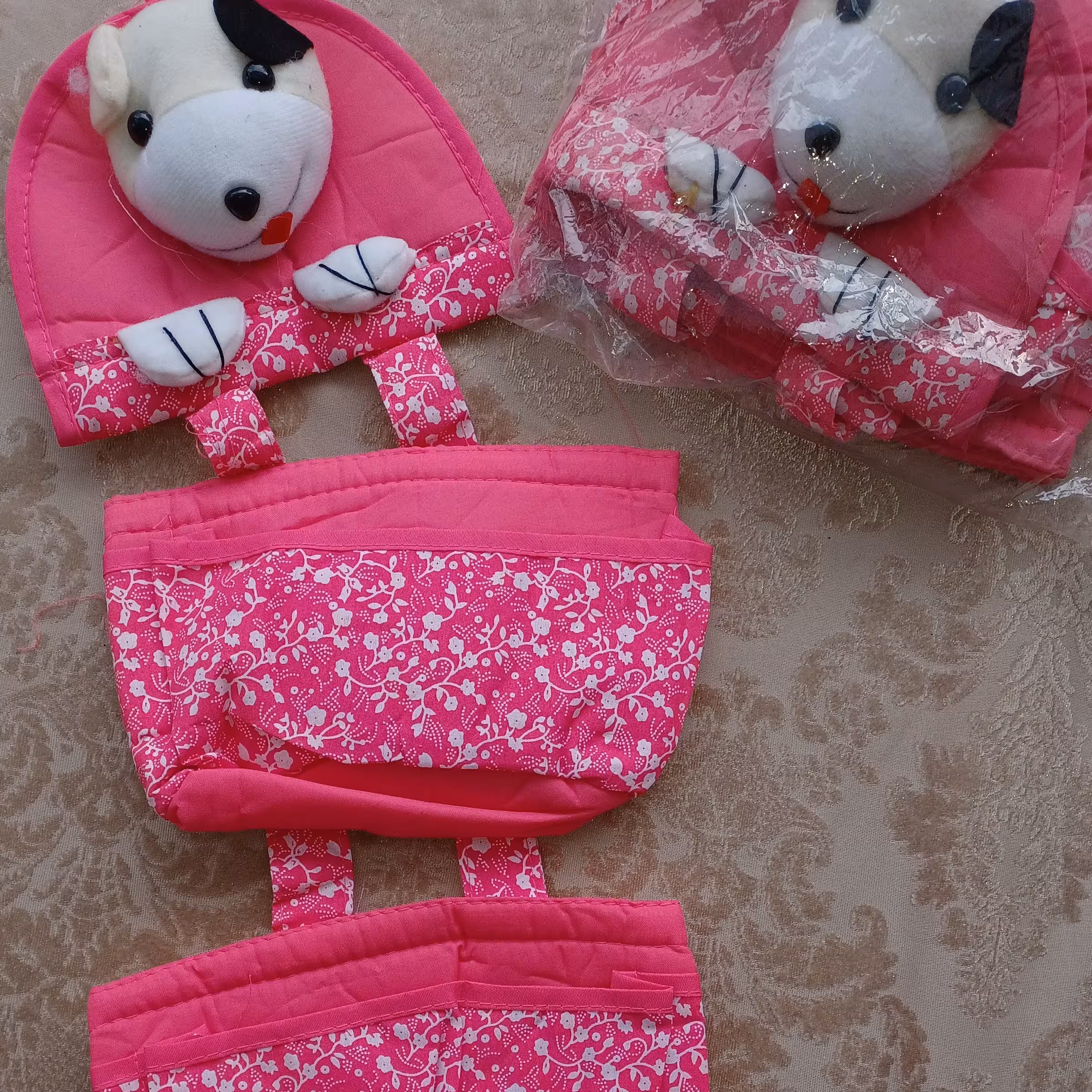 جای جورایی سه جیب عروسک سر سگی خارجی‌ چینی