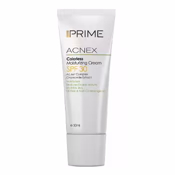 کرم مرطوب کننده پریم مدل Acnex Colorless SPF30 50 میلی لیتر (بدون رنگ)