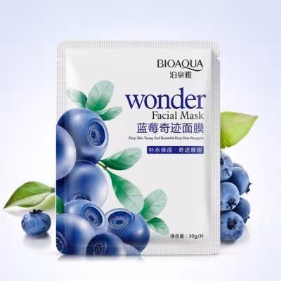 ماسک صورت ورقه ای بلوبری بیوآکوا.
