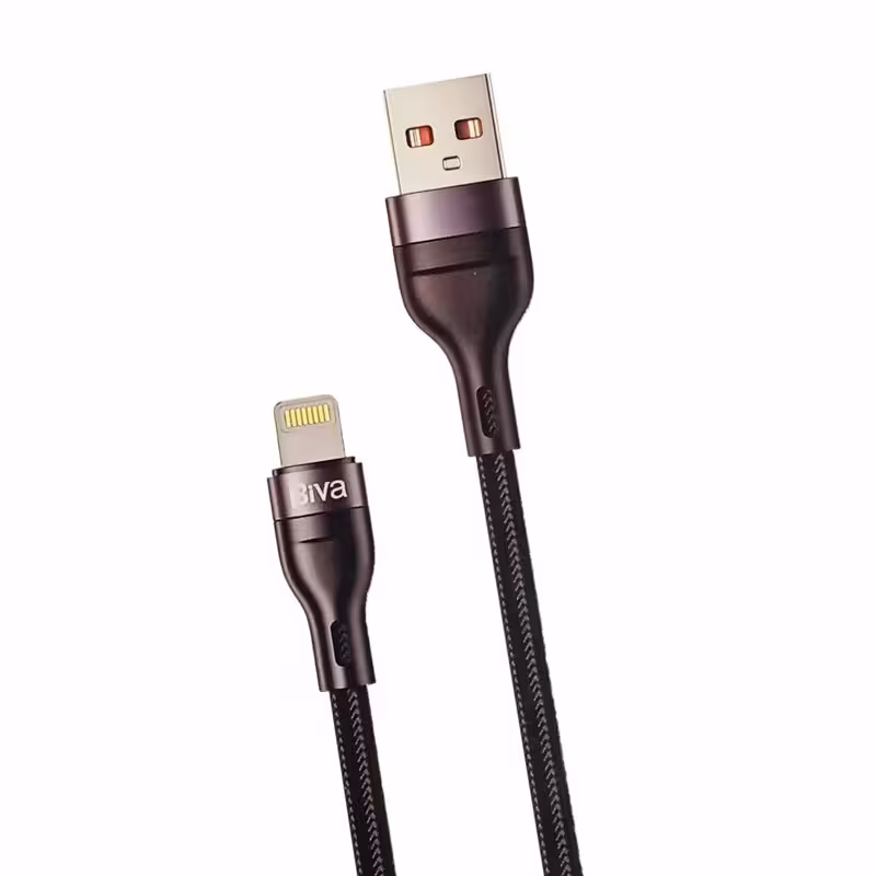 کابل تبدیل USB به Lightning بیوا مدل C-08L طول 1.2 متر