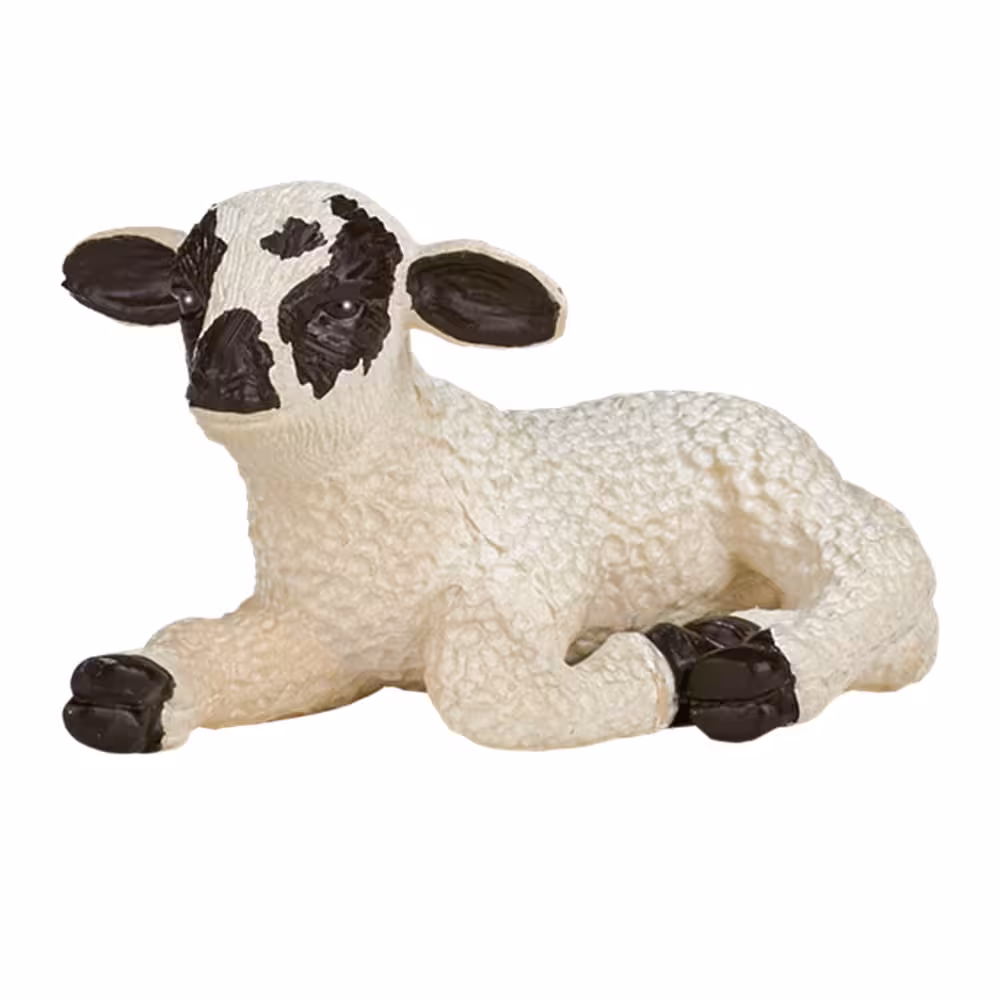 فیگور بره صورت سیاه MOJO Black Faced Lamb Laying down 387060