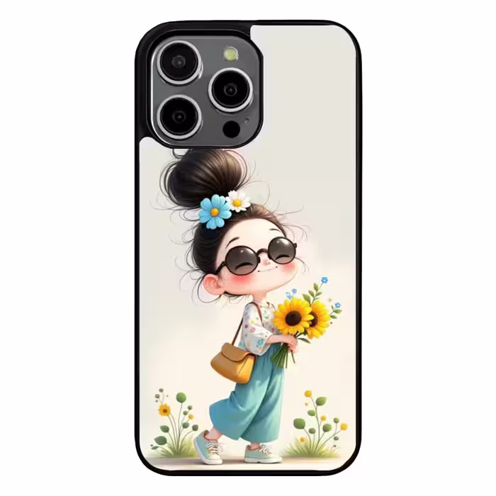 کاور مدل دخترک کد 4 مناسب برای گوشی موبایل اپل iPhone 15 Pro