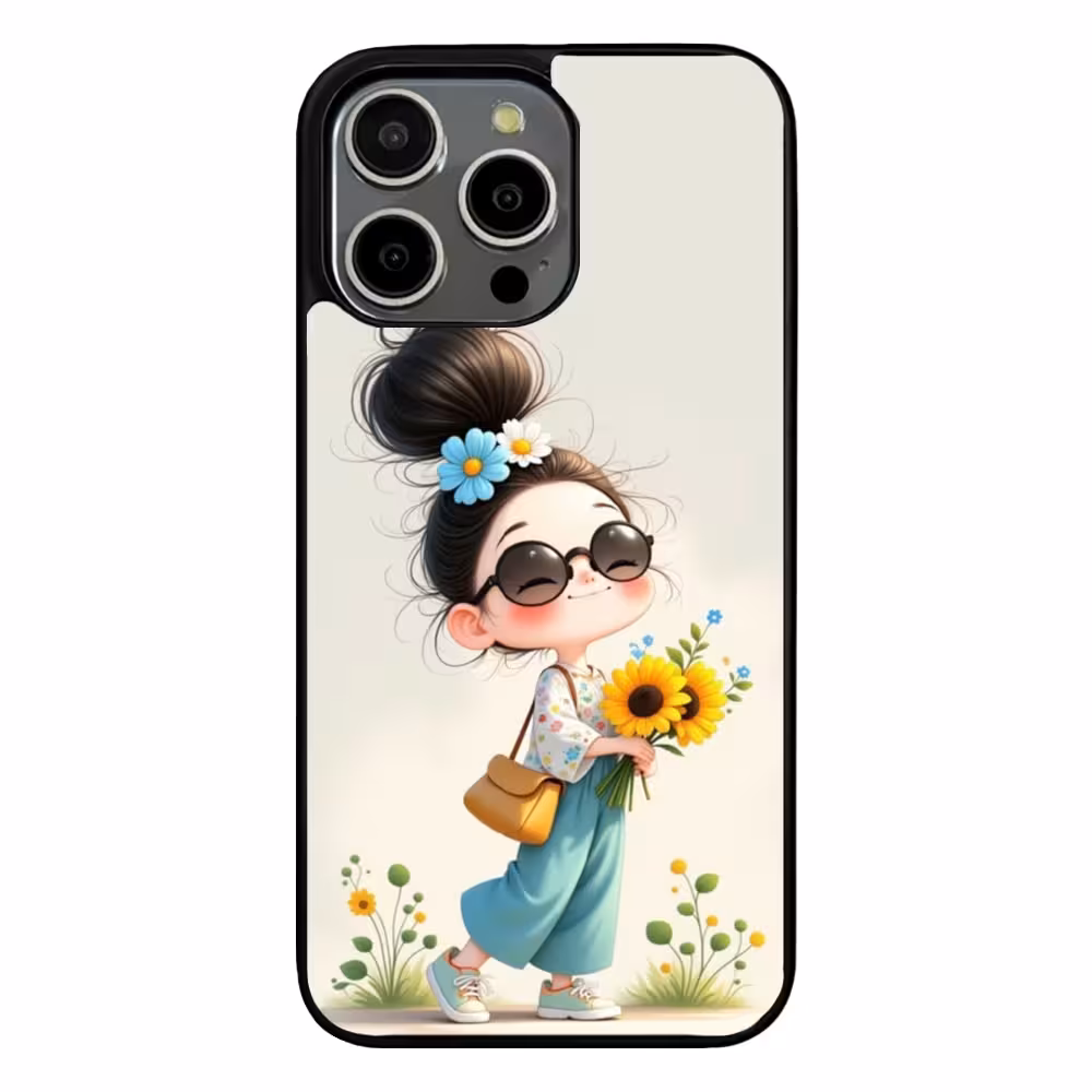 کاور مدل دخترک کد 4 مناسب برای گوشی موبایل اپل iPhone 15 Pro