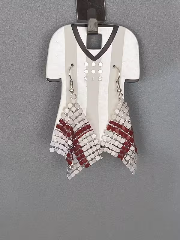 گوشواره طرح پیراهن ورزشی ⚽️