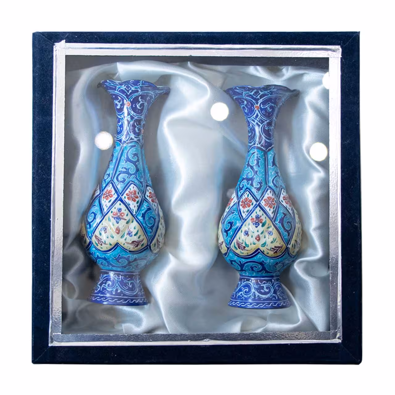 گلدان طرح میناکاری 2 عددی