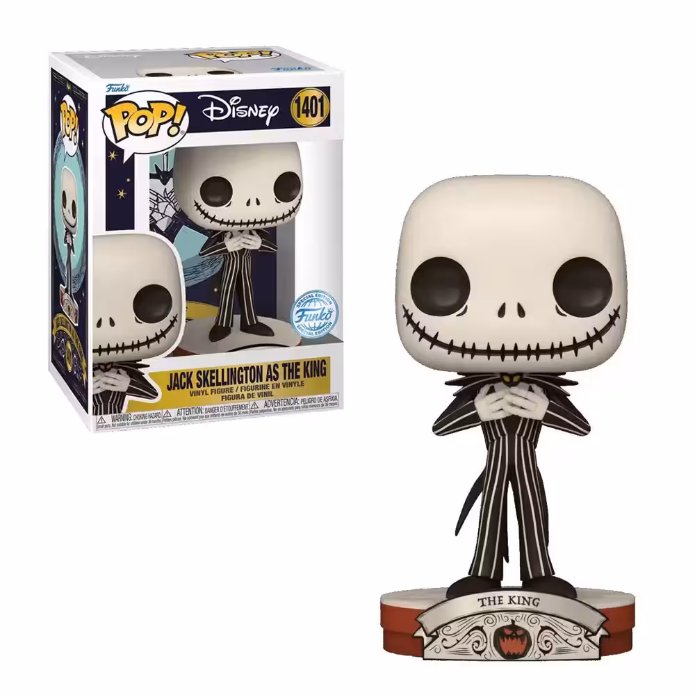 فیگور 9 سانتی Funko Pop جک اسکلینگتون در نقش پادشاه (1401)