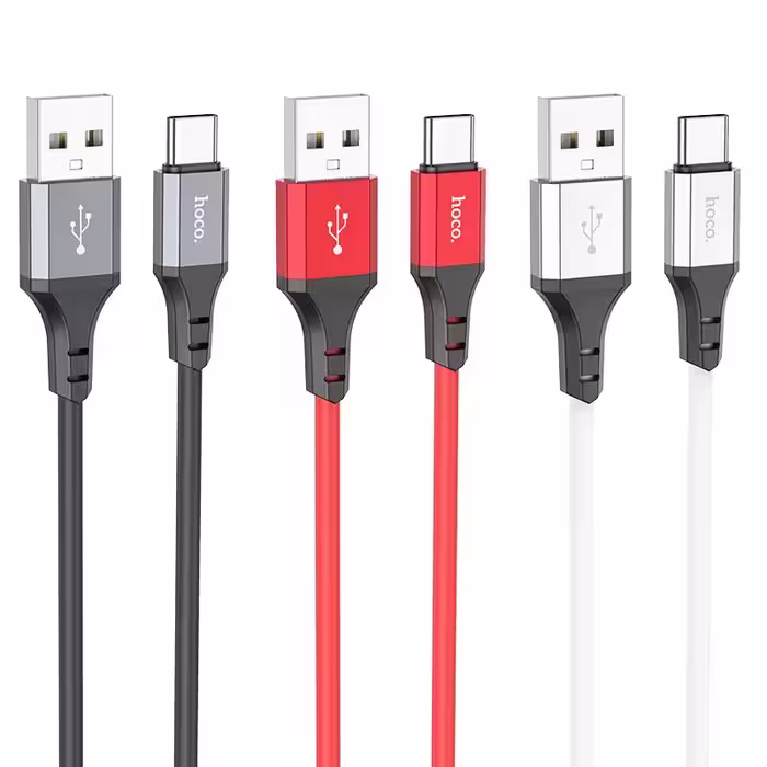 کابل شارژ برند هوکو مدل X86 با سری تایپ‌سی