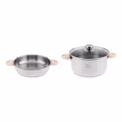 سرویس تابه و قابلمه 3 پارچه پارس استیل مدل رایکا کد 2024