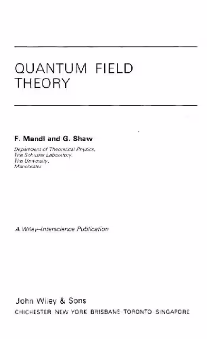 خرید و دانلود نسخه کامل کتاب Quantum field theory