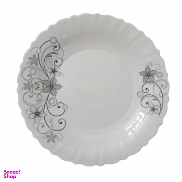 بشقاب غذاخوری پارس اپال مدل Elena کد 642 بسته 6 عددی