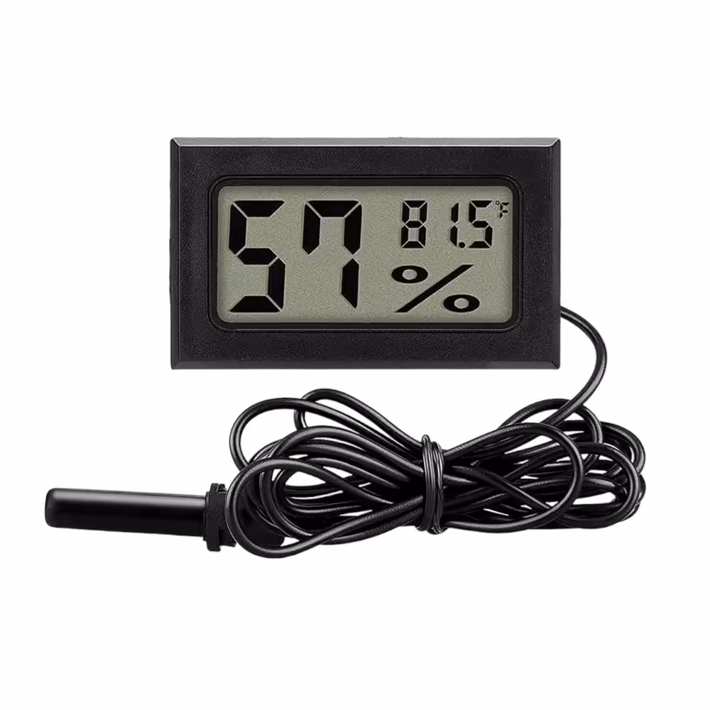 دماسنج و رطوبت سنج دیجیتال روپنلی سیم دار