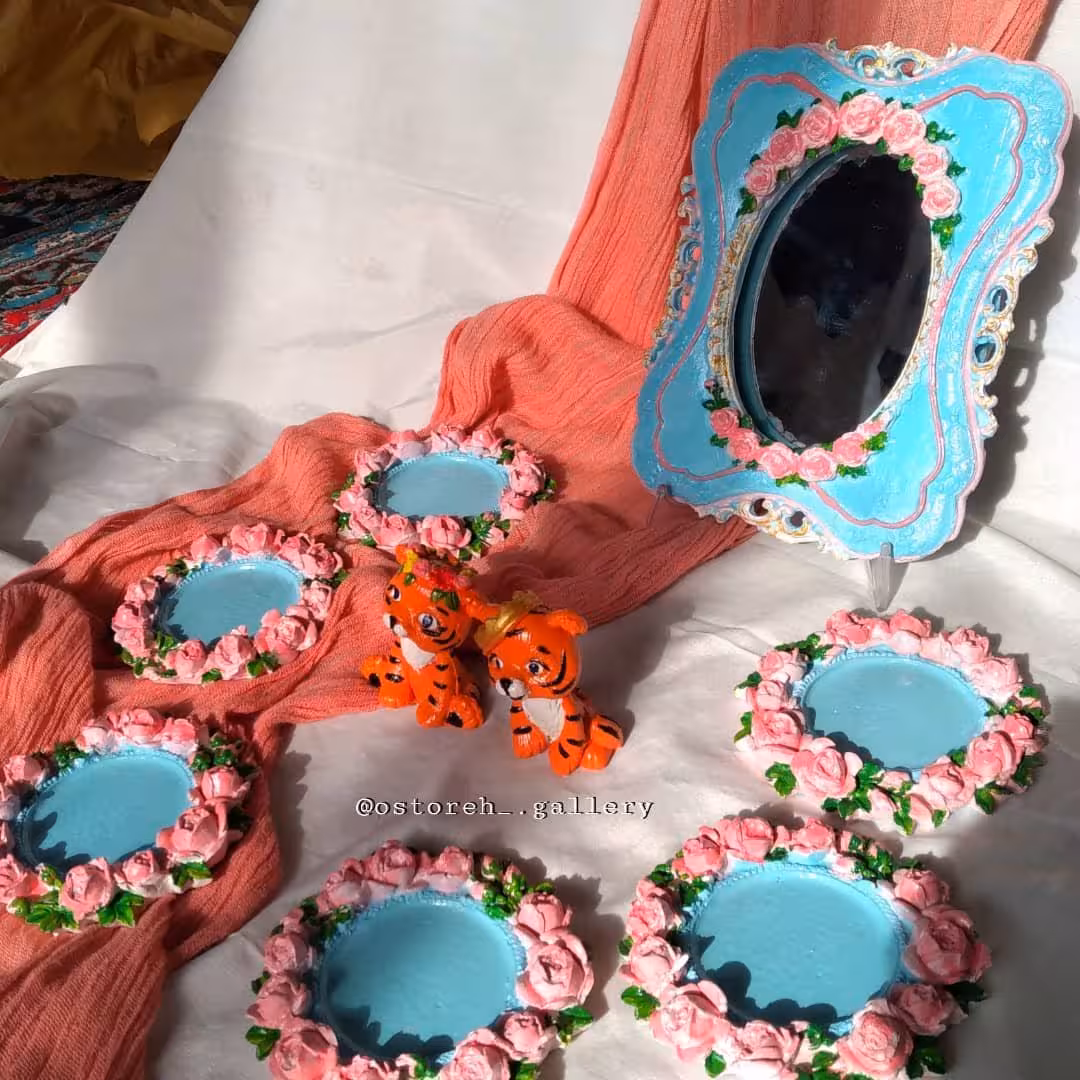 ست هفت سین گلدار