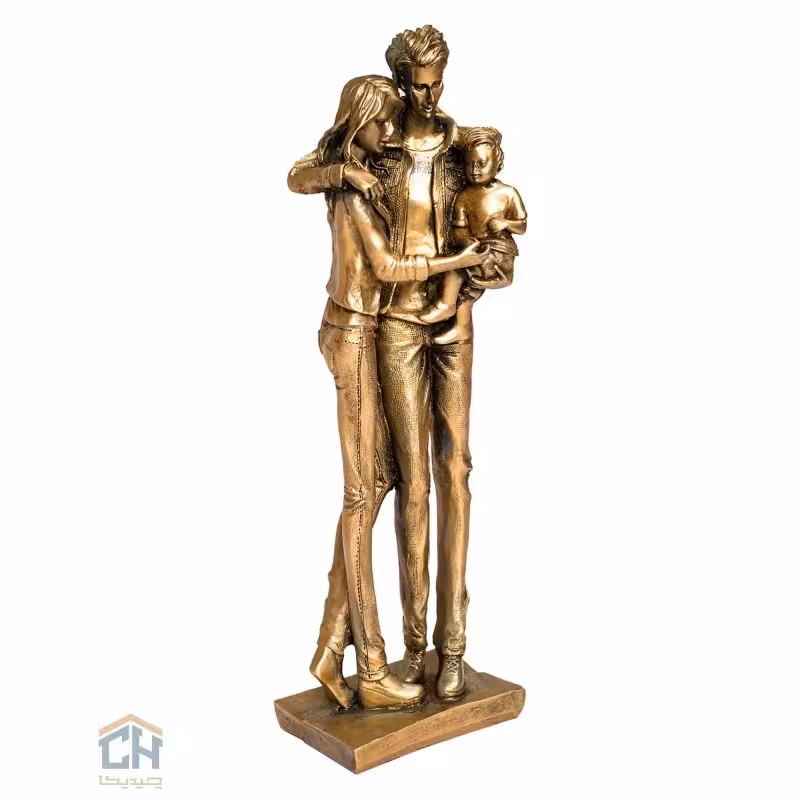 مجسمه خانواده طرح برنز گلدکیش مدل 1-4530