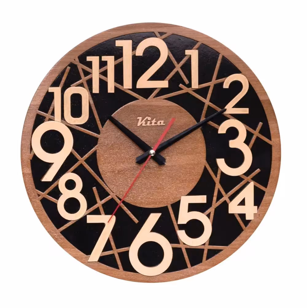 ساعت دیواری چوبی  مدل کلاسیک   ck602cm