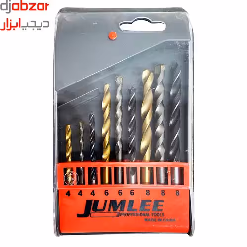 مته الماسه آهن چوب جاملی مدل 4380 مته 9 عددی