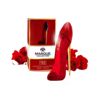 عطر ادکلن زنانه کارولینا هررا سی اچ گودگرل ولوت فتال (قرمز) مارکویی کالکشن کد 153 (Fragrance world Marque Collection Carolina Herrera Good Girl) حجم 25 میل