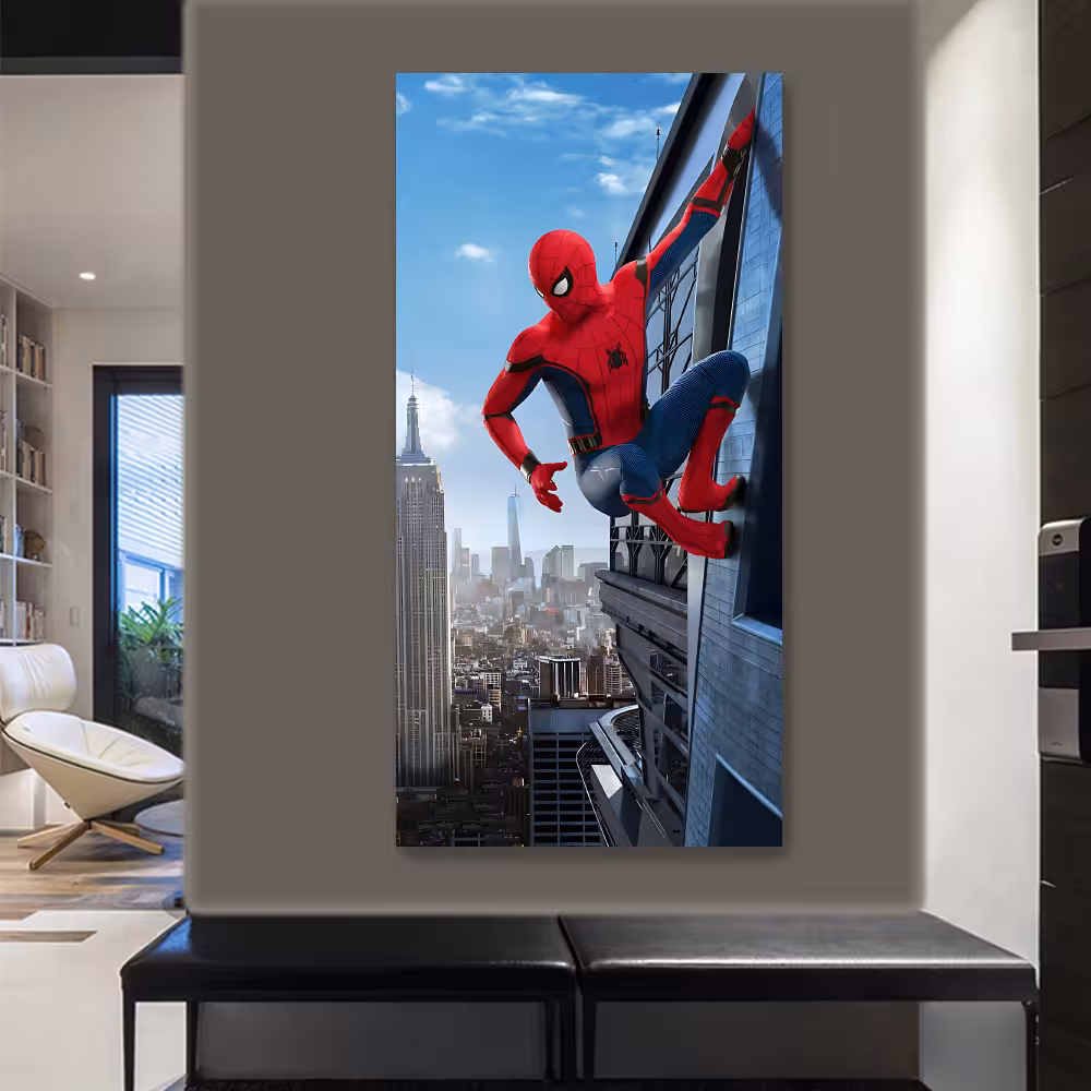 تابلو شاسی مدل  فیلم و سریال طرح اسپایدرمن کد 41 | دنیای قاب