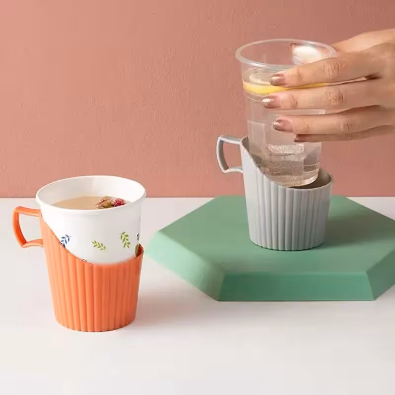 نگهدارنده لیوان یکبار مصرف بسته 12 عددی | amazonchi