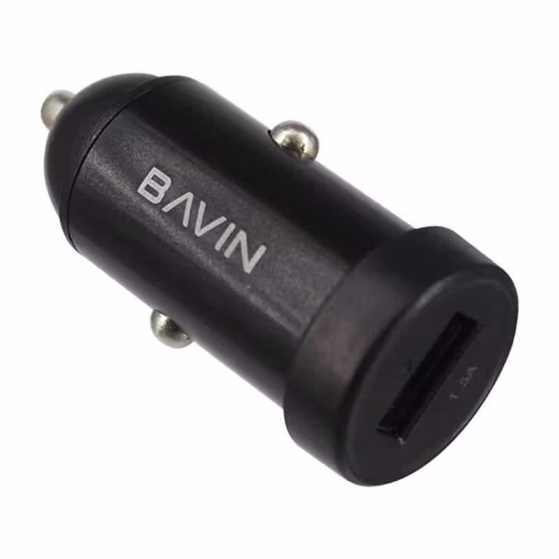 شارژر فندکی همراه با کابل تایپ سی باوین مدل BAVIN PC360