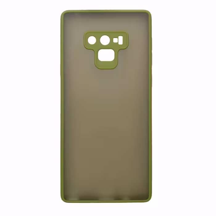 قاب پشت مات محافظ لنزدار مناسب برای Samsung Note9-زیتونی