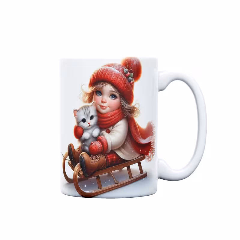 خرید ماگ-لیوان  عروسکی  سورتمه کد 075