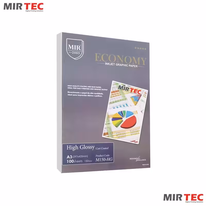 کاغذ گلاسه 150 گرم میر سایز A3 مدل M150-HG