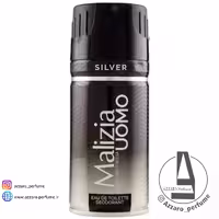 اسپری بدن مردانه مالزیا یومو مدل سیلور حجم 150 میل