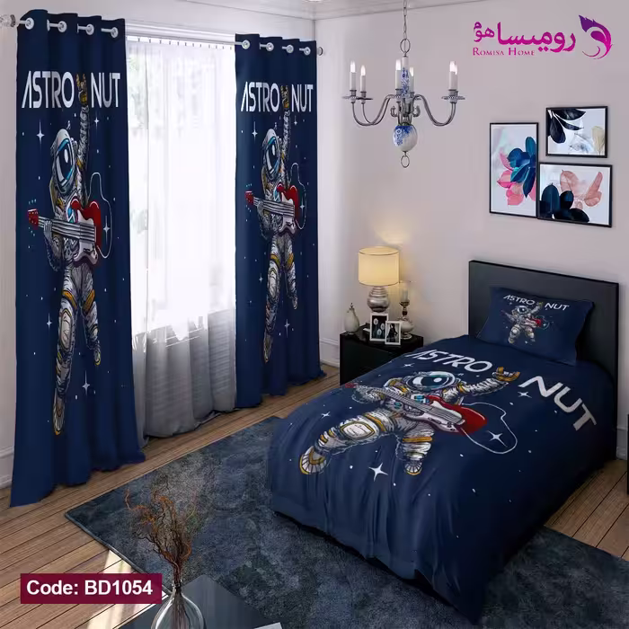 قیمت و خرید روتختی طرح فضانورد یک نفره برند دکو کد BD1054