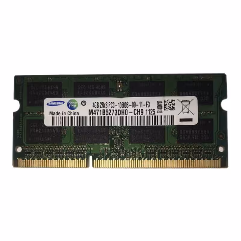 رم لپ تاپ DDR3 تک کاناله 1333 مگاهرتز سامسونگ مدل PC3-10600 ظرفیت 4 گیگابایت | کالا مکس
