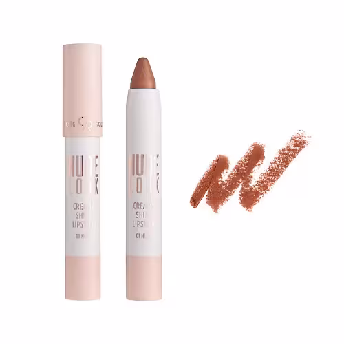 رژ لب مدادی براق کرمی Nude Look گلدن رز شماره 01