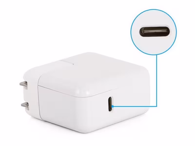 شارژر دیواری تایپ سی اصلی 61 وات اپل Apple 61W Type-C Power Adapter