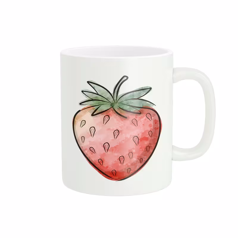 ماگ مدل توت فرنگی کد 796