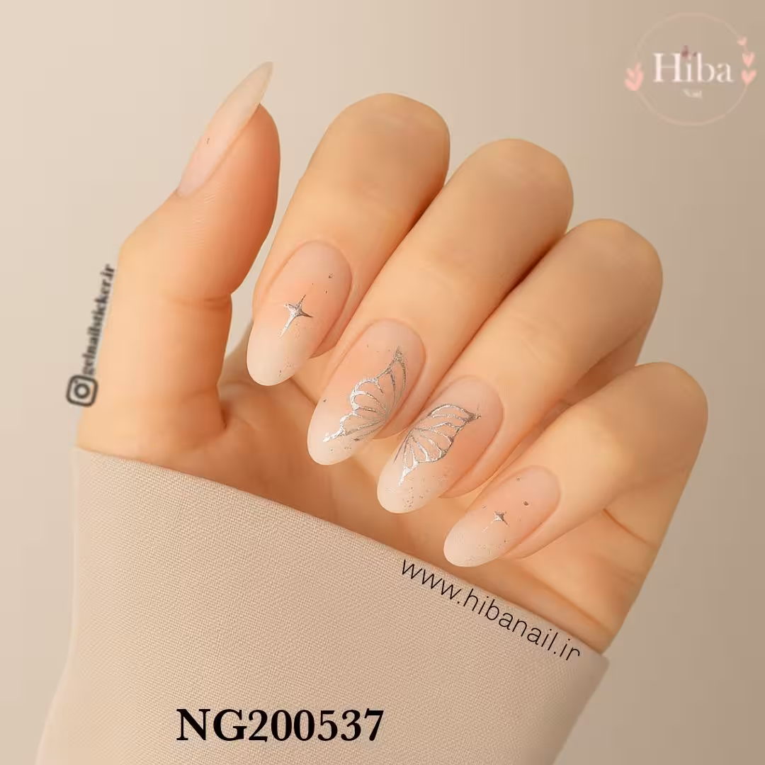 استیکر ژله ای کاشت ناخن (نیل رپ)_کد NG200537