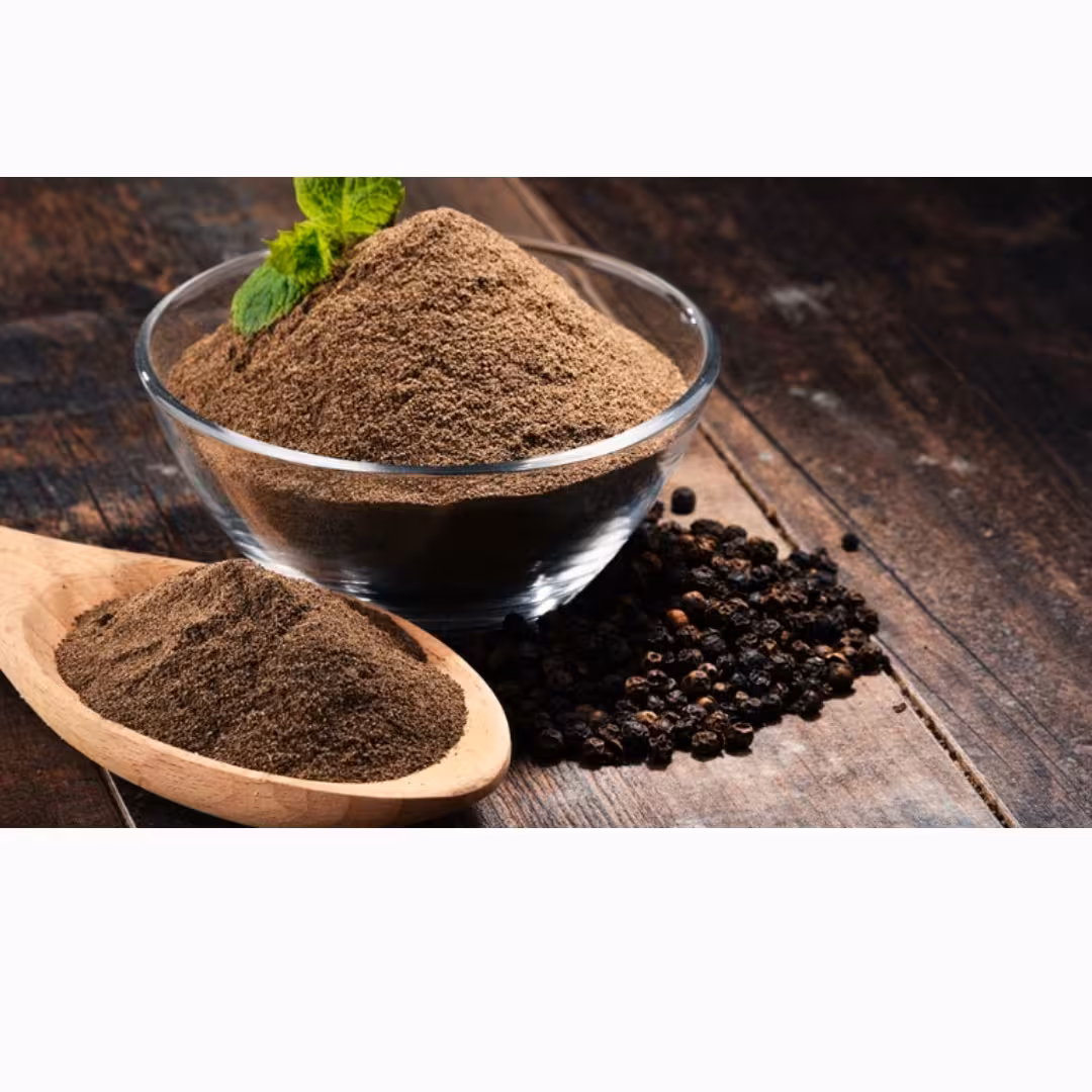 پودر فلفل سیاه اعلا100گرمی. محصول تضمین کیفیت ومرجوعی دارد