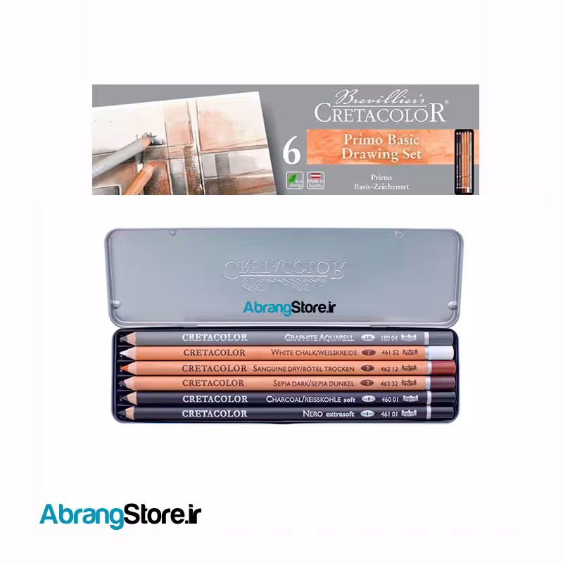 ست پایه کرتاکالر 6 عددی  CretaColor Pocket Set