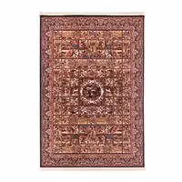 گبه ماشینی دنیای فرش کد 544S زمینه سرمه ای