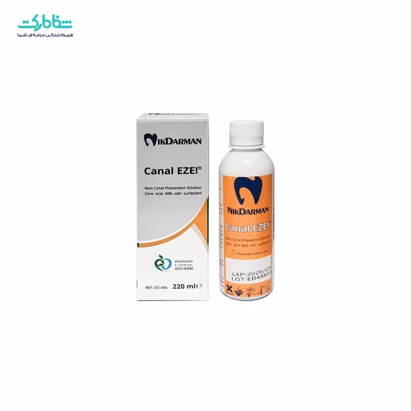 محلول کانال ایز( اسید سیتریک 40%)نیک درمان 220میل