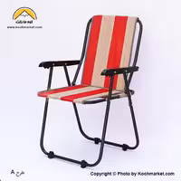 صندلی تاشو مسافرتی و کمپینگ ( دسته فلزی )